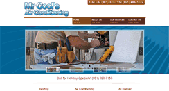 Desktop Screenshot of airconditionerrepairmemphis.com